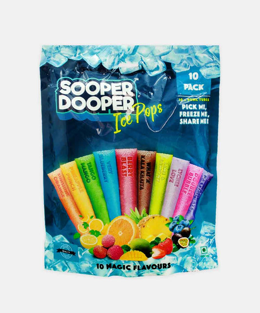 Sooper Dooper Ice Pops 10 Magic Flavours 10 Pc