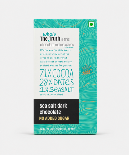 The Whole Truth Sea Salt Dark Chocolate No Added Sugar 80 Gm