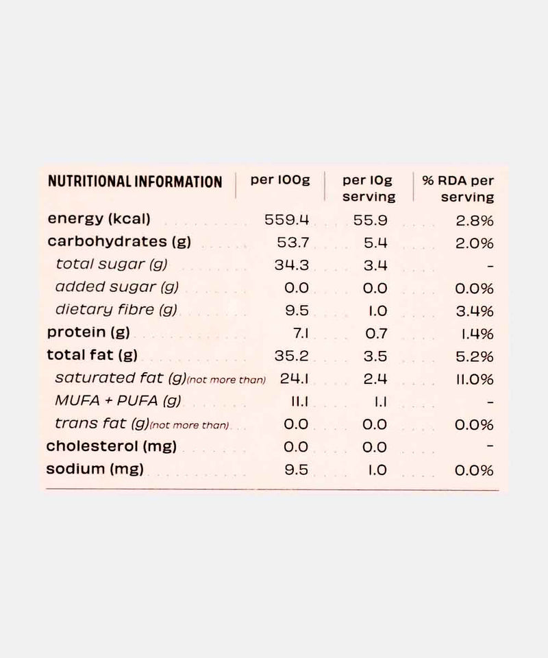 THE WHOLE TRUTH 55% DARK CHOCOLATE NO ADDED SUGAR 80