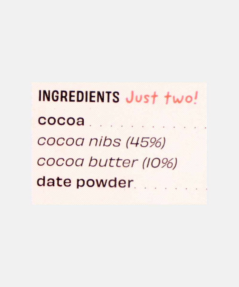 THE WHOLE TRUTH 55% DARK CHOCOLATE NO ADDED SUGAR 80