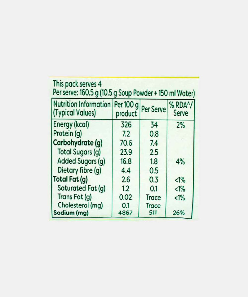 KNORR SWEET CORN VEGETABLE SOUP 42