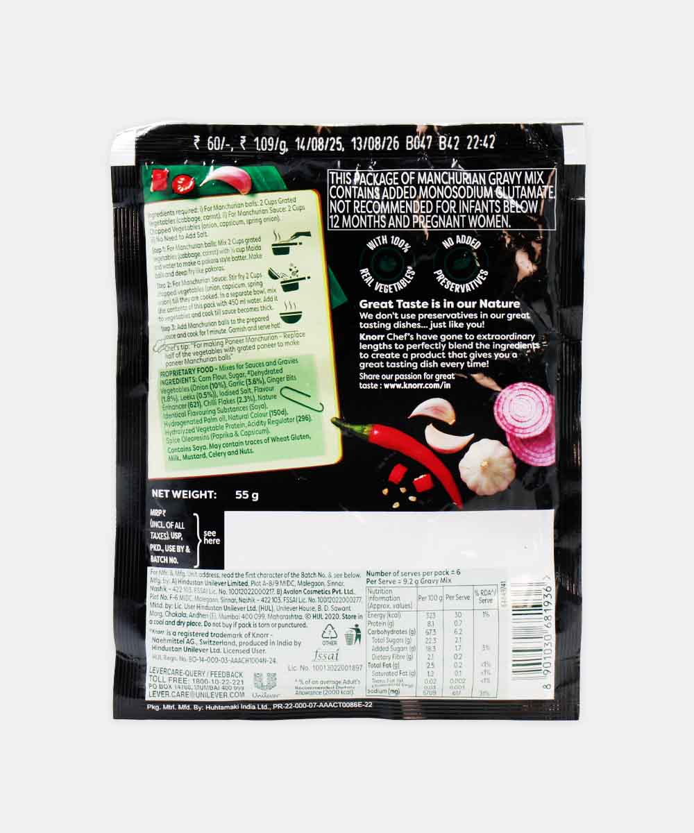 Knorr Manchurian Gravy Mix 55 Gm