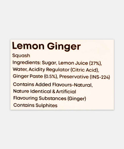 Mapro Lemon Ginger Squash 750 Ml