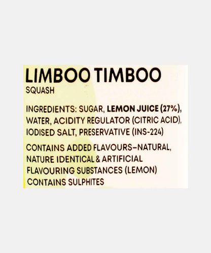 Mapro Limboo Timboo Lemon Squash 750 Ml