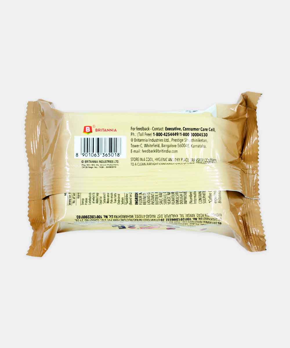 Britannia Biscafe Super Thin Coffee Cracker 100 Gm