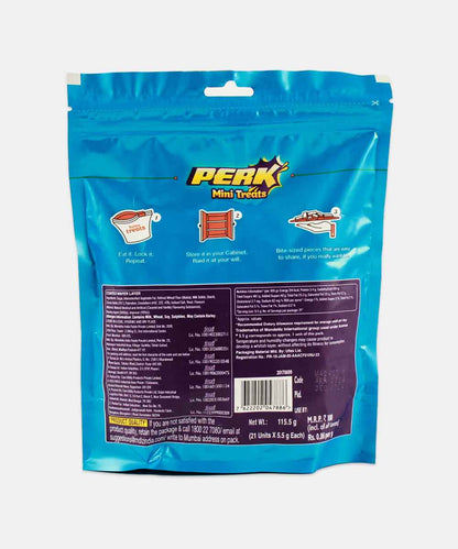 Cadbury Perk Bites Chocolate 21 Treats 115.5 Gm