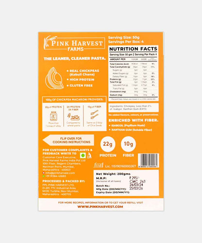 Pink Harvest Chickpea Macaroni 200 Gm