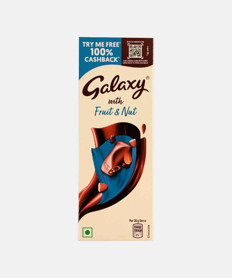 GALAXY MILK CHOCOLATE WITH FRUIT AND NUT 52