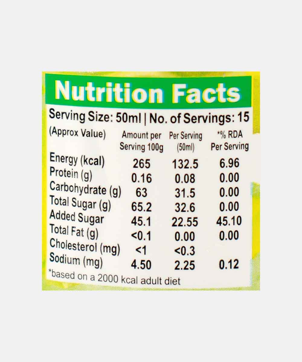 Manama Lime Ice Tea Cordial 750 Ml