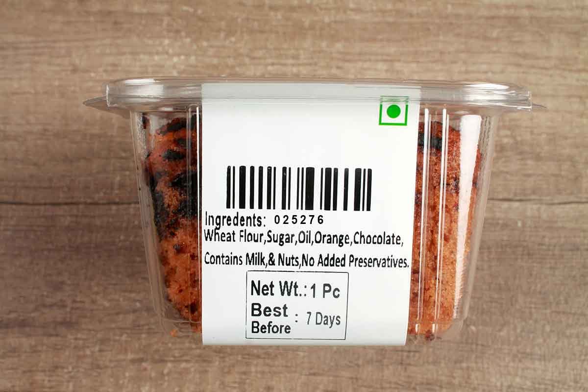 Eggless Orange Dark Chocolate Cake 200 Gm