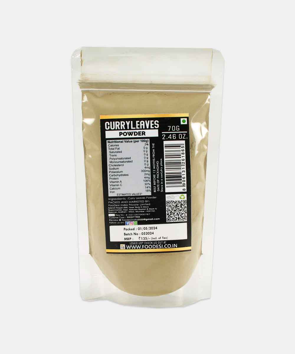 Foodesi Curry Leaves Powder 70 Gm