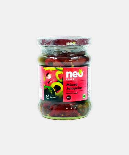 Neo Foods Mixed Jalapeno Hot & Sweet 210 Gm