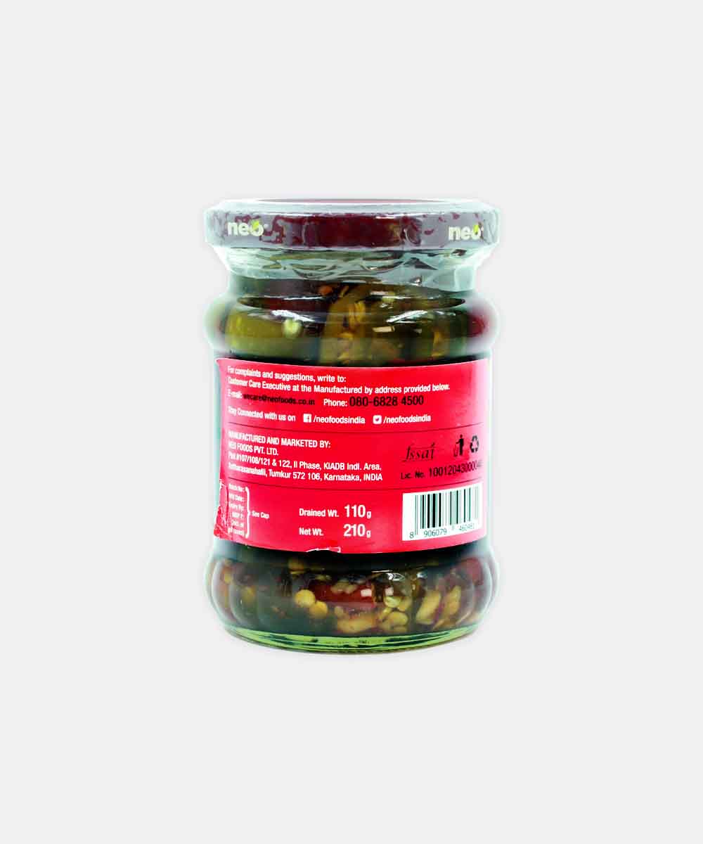 Neo Foods Mixed Jalapeno Hot & Sweet 210 Gm