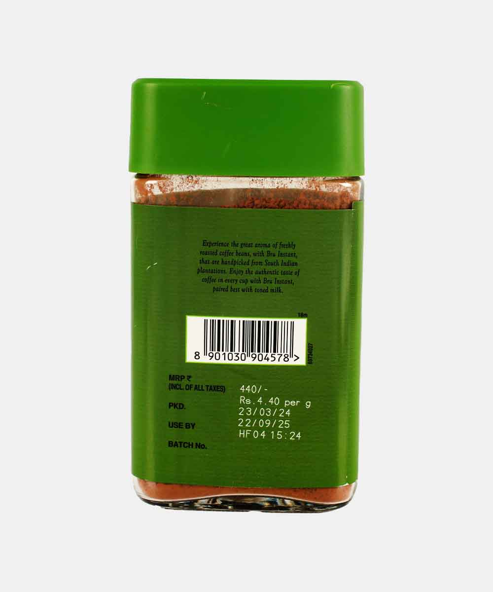 Bru Instant Coffee Jar 100 Gm