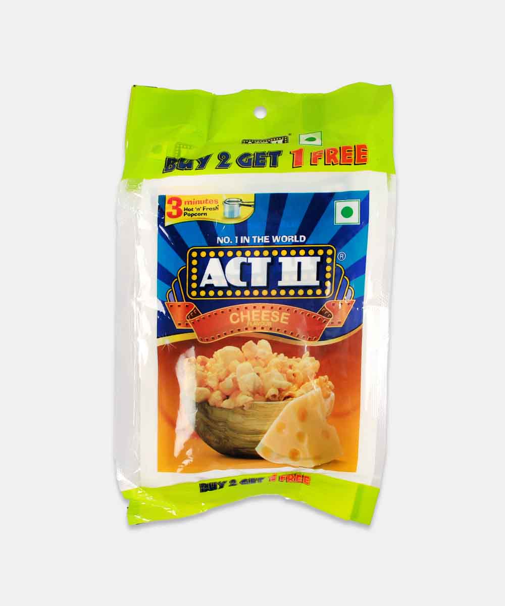 Act Ii Cheese Popcorn Buy 2 Get 1 Free 210 Gm