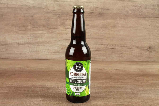 Toyo Kombucha Zero Sugar Sparkling Lemon Grass Tea 330 Ml