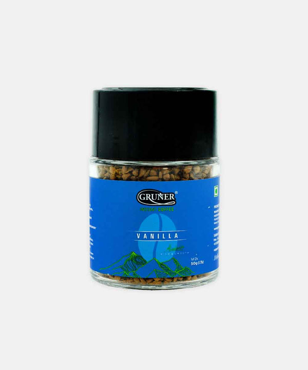 gruner vanilla instant coffee 50