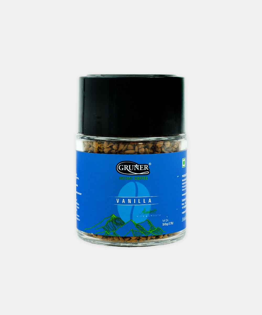 Gruner Vanilla Instant Coffee 50 Gm
