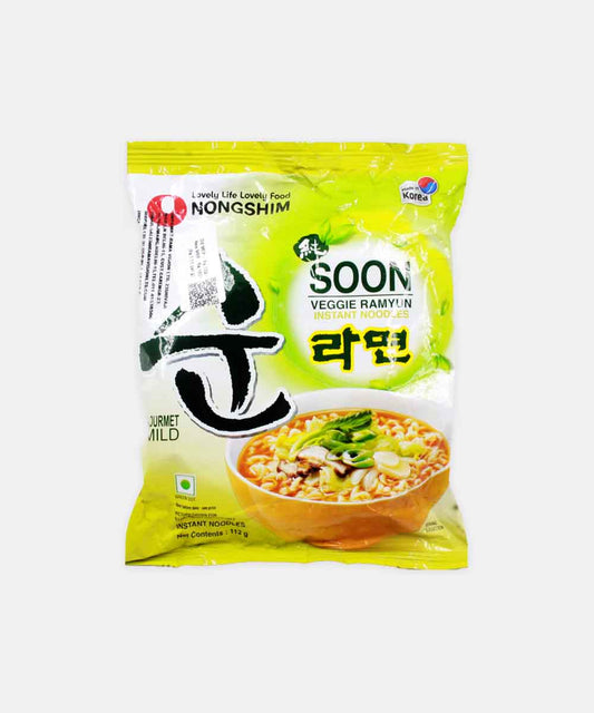 Nongshim Soon Veggie Ramyun Noodle 112 Gm