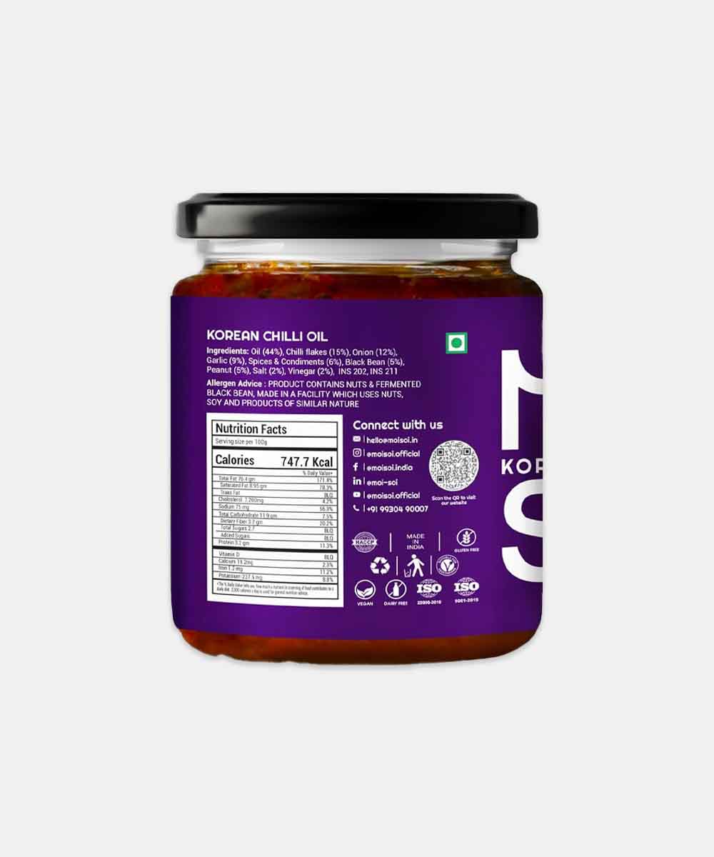 Moi Soi Korean Chilli Oil 175 Gm