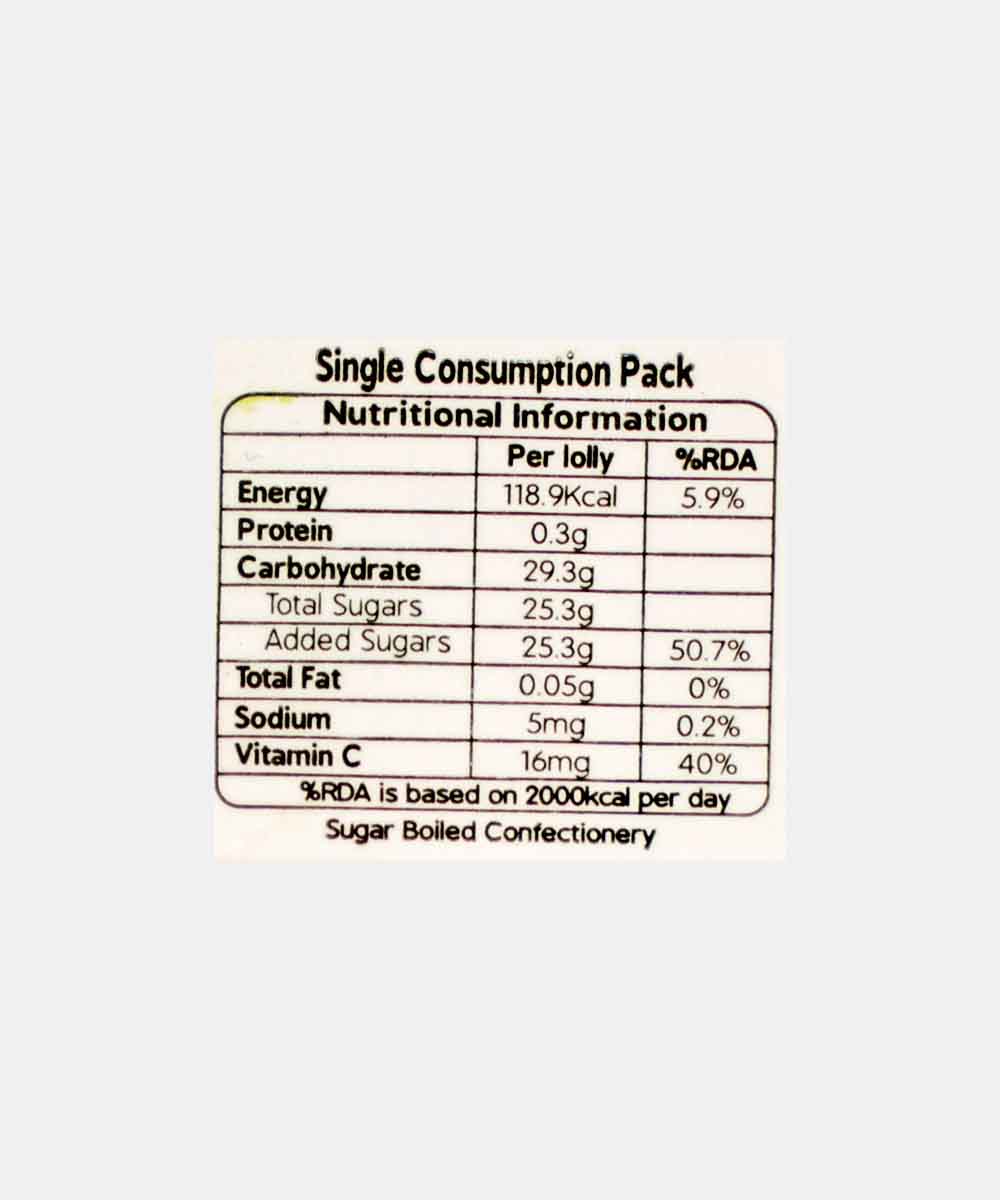 Zubi Strawberry Candy Lolly Pop 30 Gm