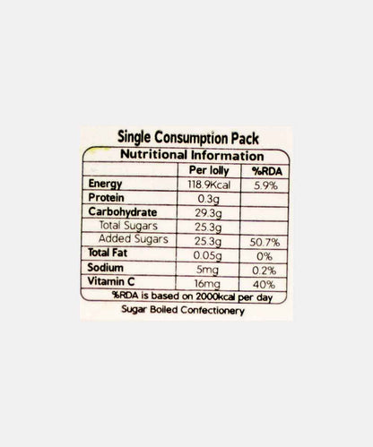 Zubi Strawberry Candy Lolly Pop 30 Gm