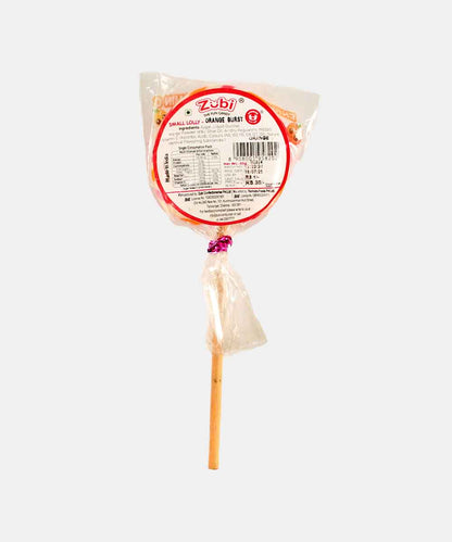 Zubi Orange Burst Candy Lollypop 30 Gm