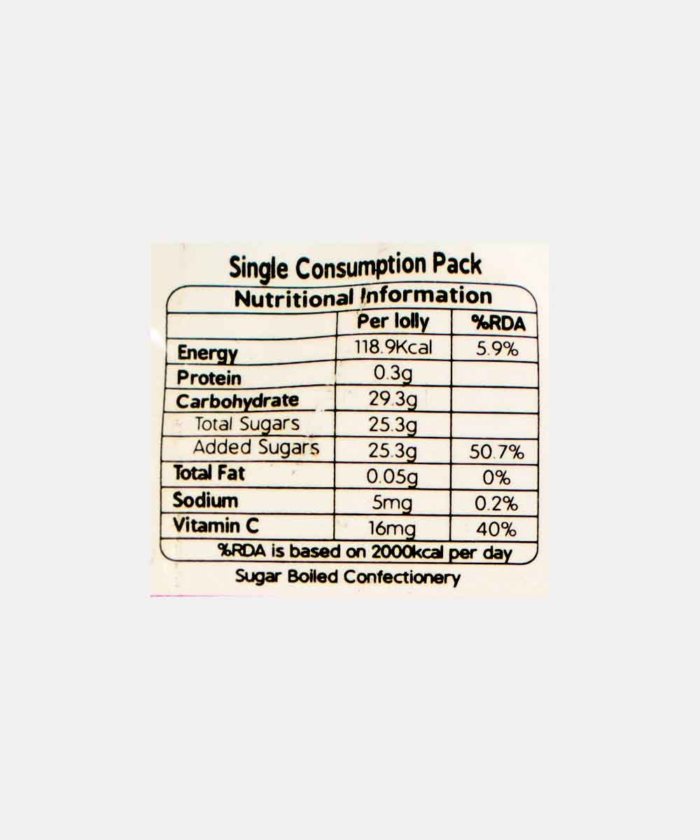 Zubi Happy Cola Candy Lollypop 30 Gm