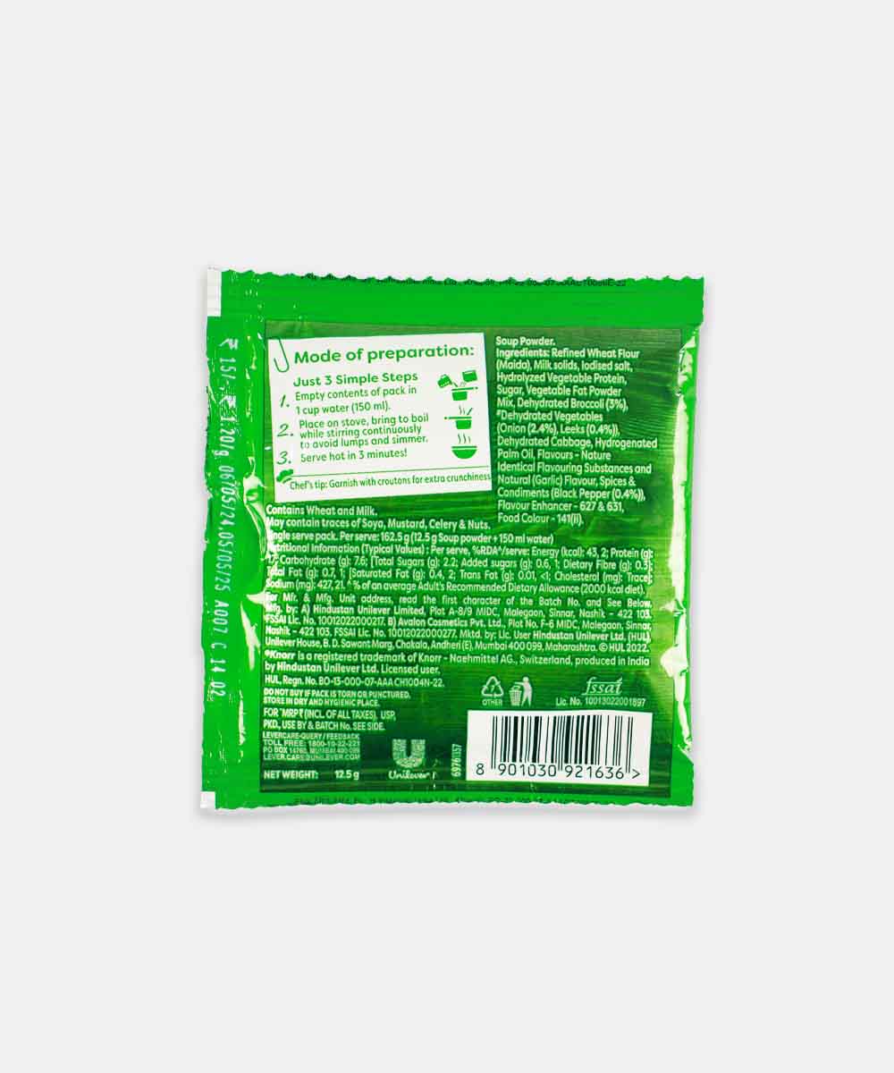 Knorr Cream Of Broccoli Soup 12.5 Gm