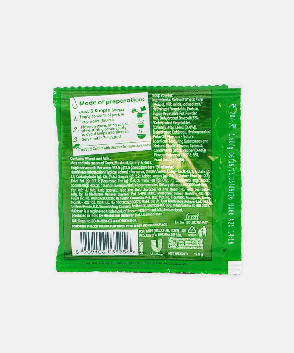 Knorr Cream Of Broccoli Soup 12.5 Gm