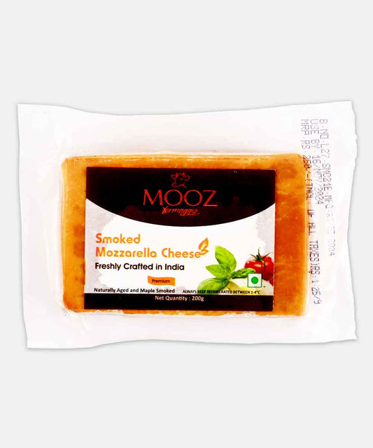 Mooz Smoked Mozzarella Cheese 200 Gm