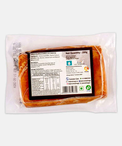 Mooz Smoked Mozzarella Cheese 200 Gm