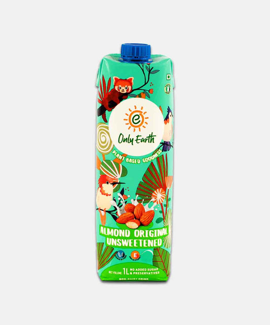 Only Earth Almond Original Unsweetend Milk 1 Ltr