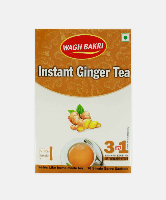 Wagh Bakri Instant Ginger Tea 10 Sachets 140 Gm