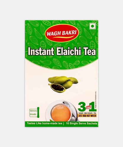 Wagh Bakri Instant Elaichi Tea 10 Sachets 140 Gm
