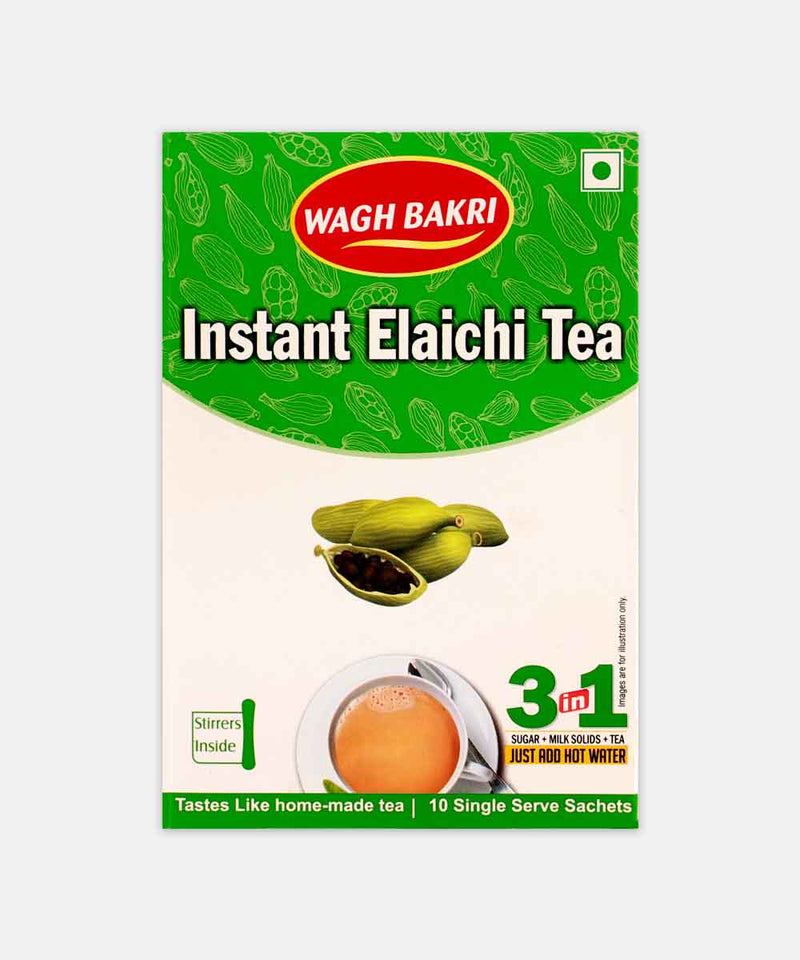 WAGH BAKRI INSTANT ELAICHI TEA 10 SACHETS 140