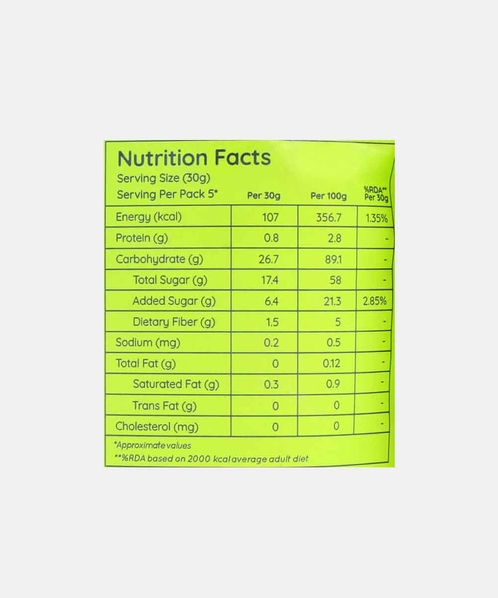 Natch Dried Thai Mango Slices Bare 150 Gm