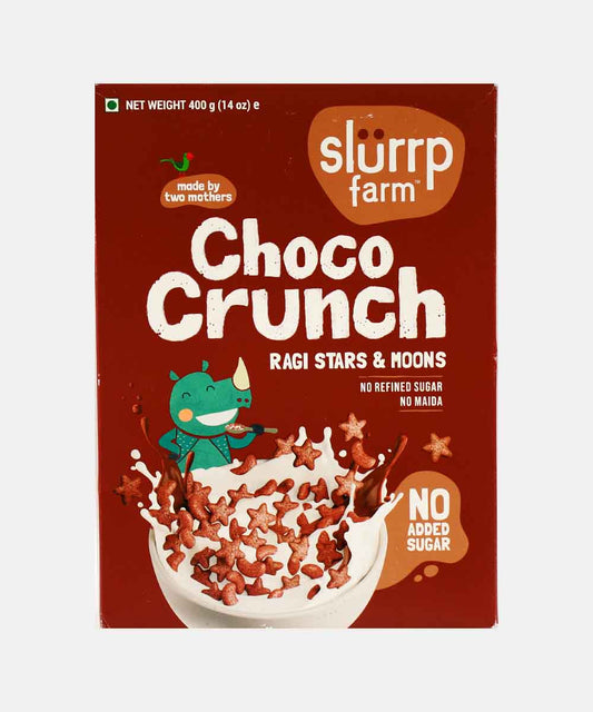 Slurrp Farm Choco Crunch Ragi Stars & Moons Cereals 400 Gm