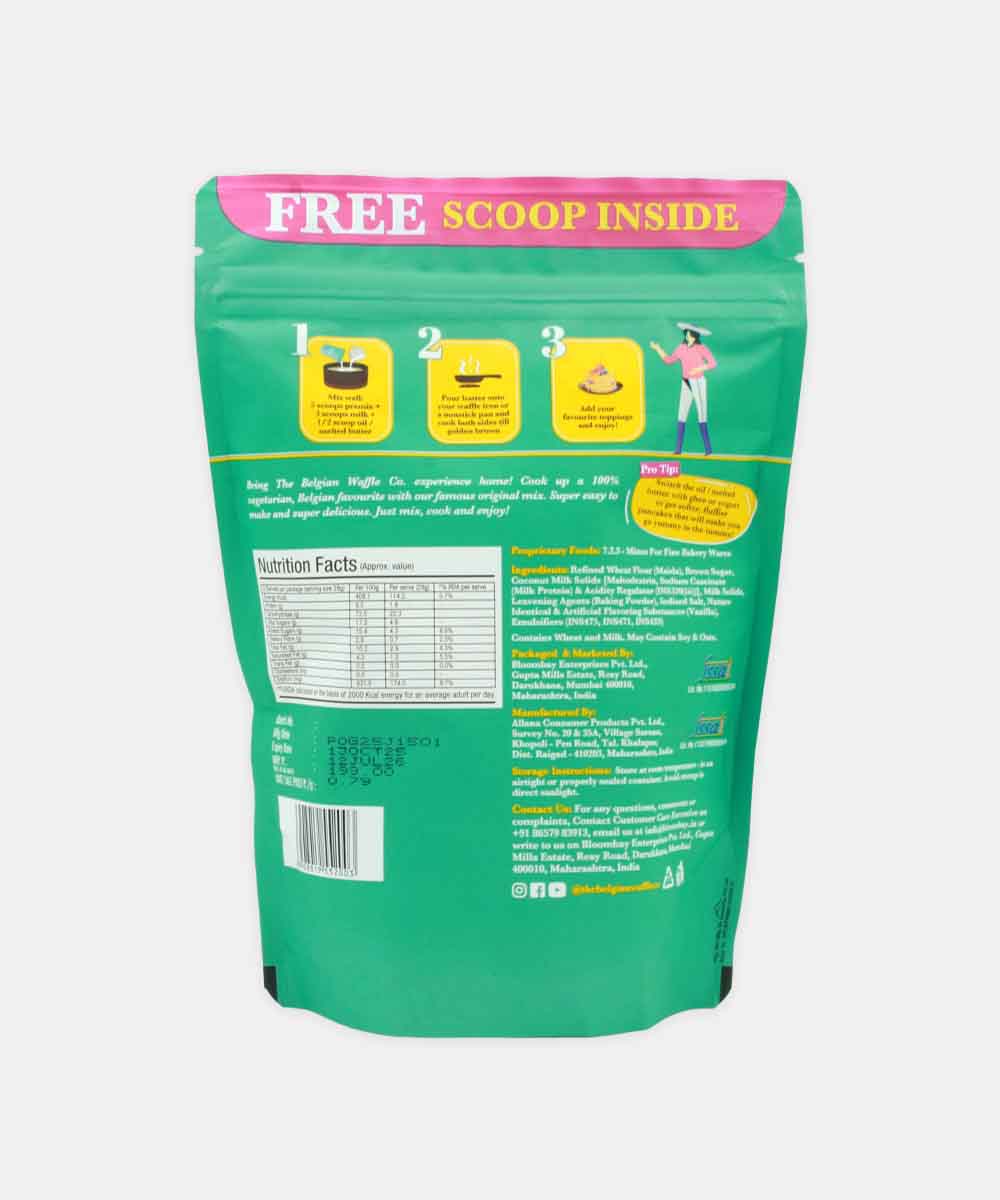 The Belgian Waffle Co Original Pancake & Waffle Mix 250 Gm