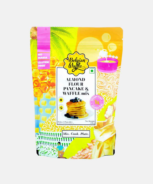 The Belgian Waffle Co Almond Flour Pancake & Waffle Mix 250 Gm