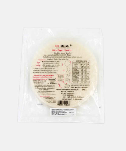 Meishi Spring Roll Rice Paper Sheets 16 Cm 340 Gm