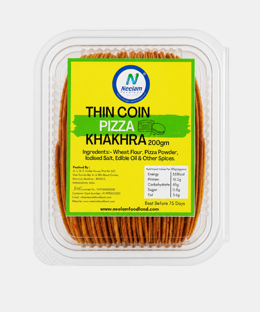 Thin Coin Pizza Khakhra 200 Gm