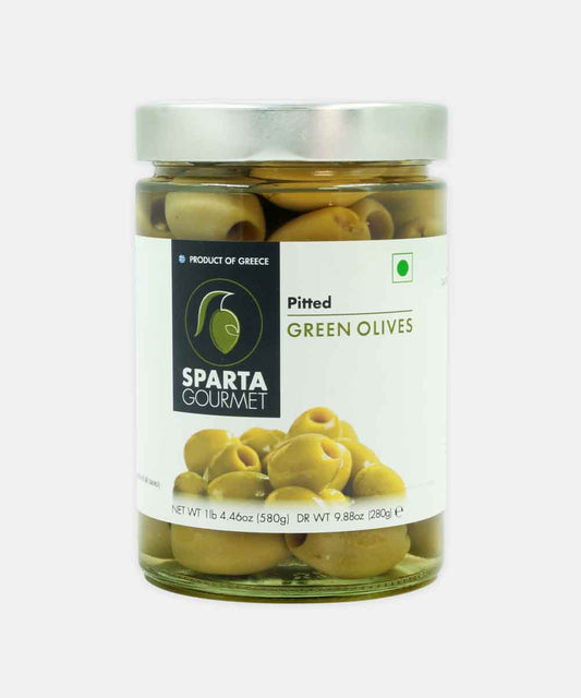 Sparta Gourmet Pitted Green Olives 580 Gm