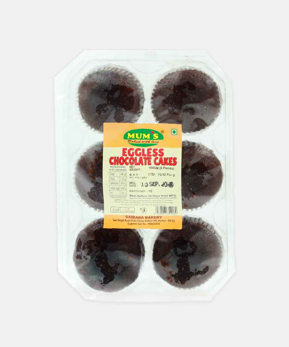 Mums Eggless Chocolate Cakes 180 Gm