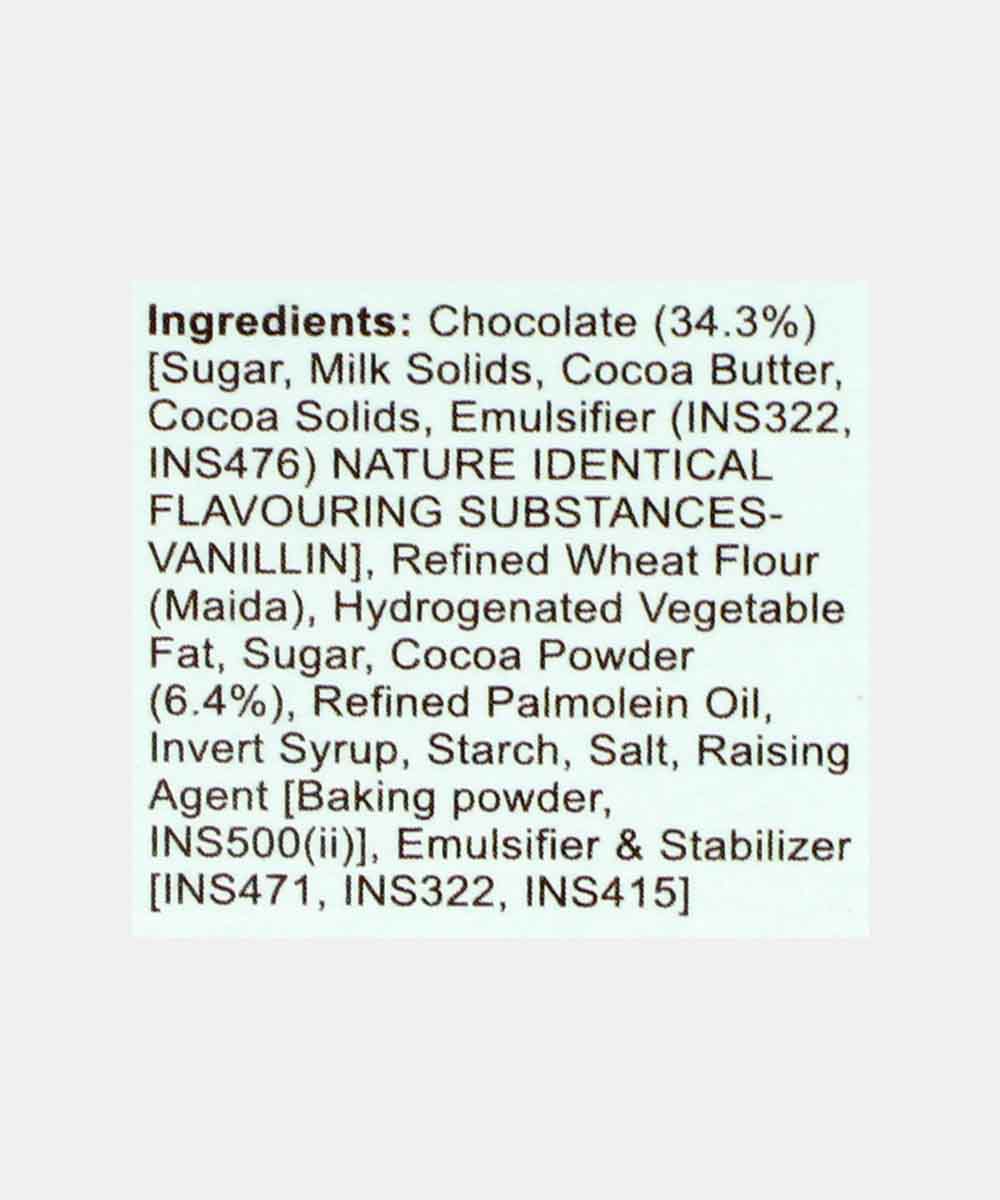 Waffle Mill Double Chocolate Crumbly & Chocolate Filled Waffle Cookies 70 Gm