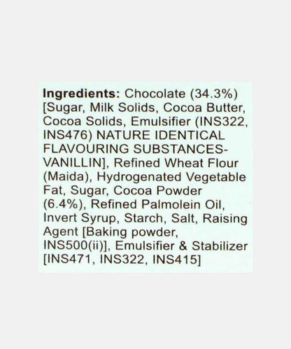 Waffle Mill Double Chocolate Crumbly & Chocolate Filled Waffle Cookies 70 Gm