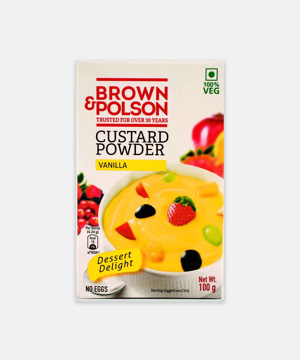 Brown & Polson Vanilla Custard Powder 100 Gm