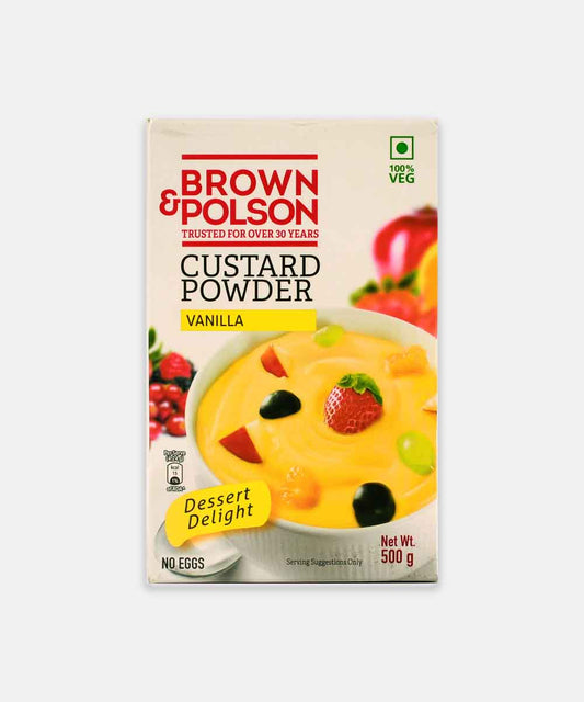 Brown & Polson Vanilla Custard Powder 500 Gm