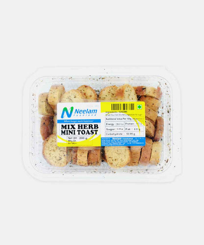 Mix Herb Mini Toast 200 Gm