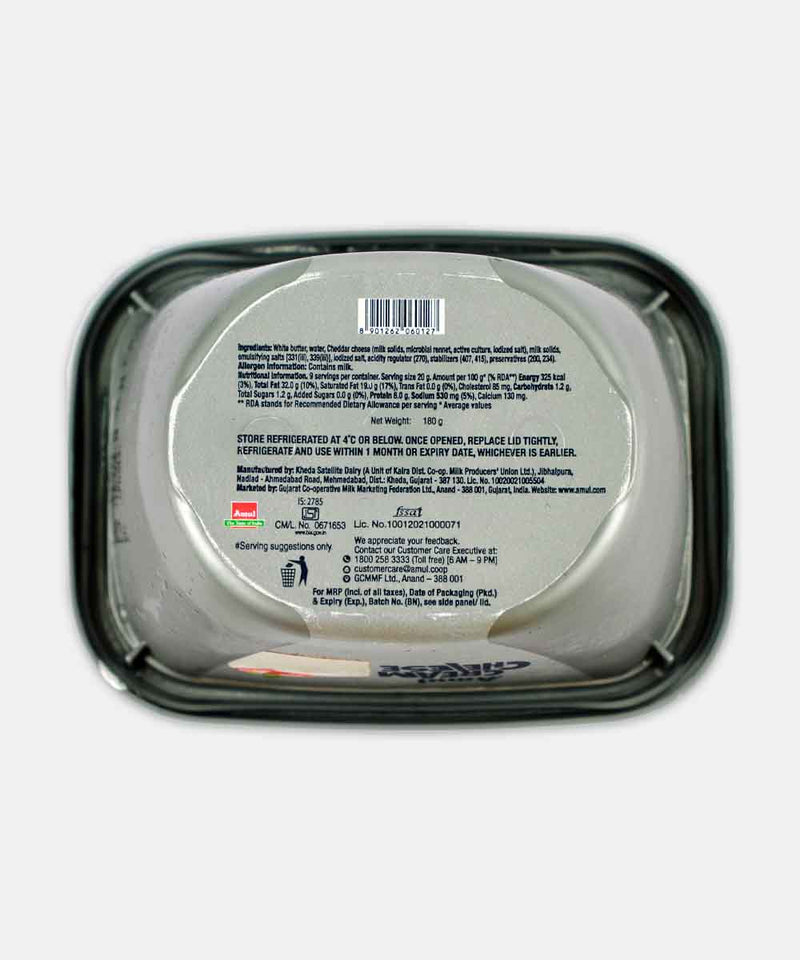 AMUL CREAM CHEESE 180 GM